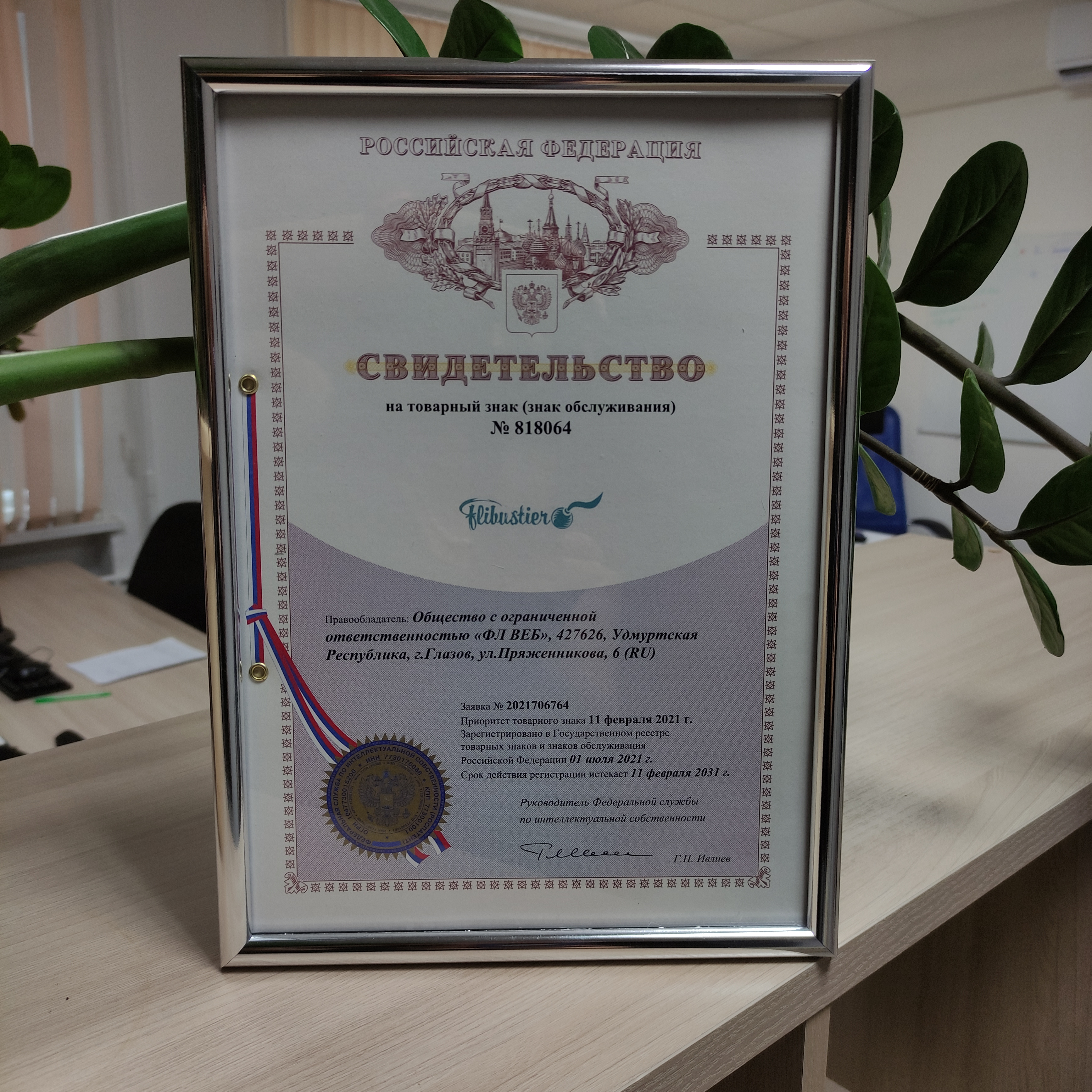 Мы зарегистровали наш товарный знак!
